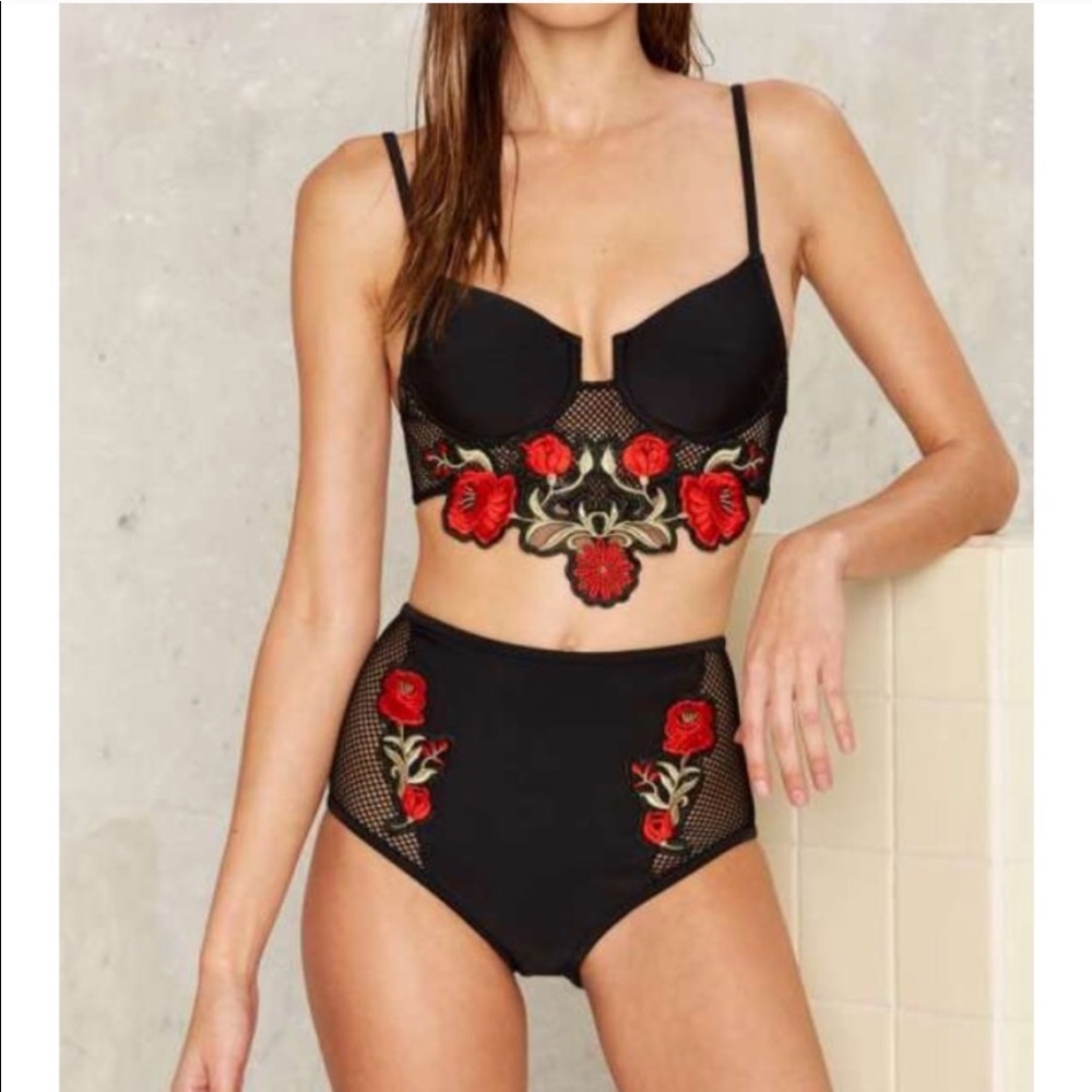 Jaded London rose swimsuit